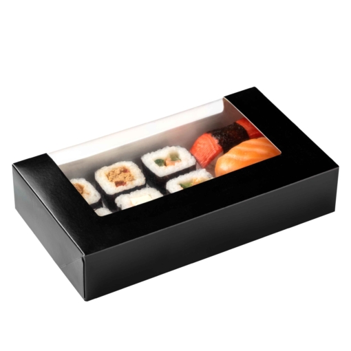 Large Black Box with Window